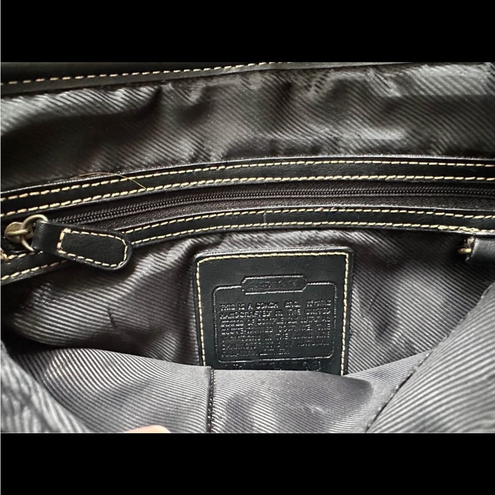Vintage Coach Soho Signature Canvas Shoulder Bag | Y2K - Picture 4 of 16